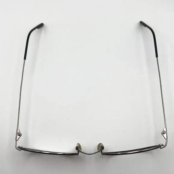 Nautica N7077 031 Full Thin Eyeglass Frame Oval Gunmetal Gray 47-19-135 Italy